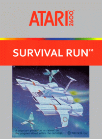 Survival Run Atari 2600  box art